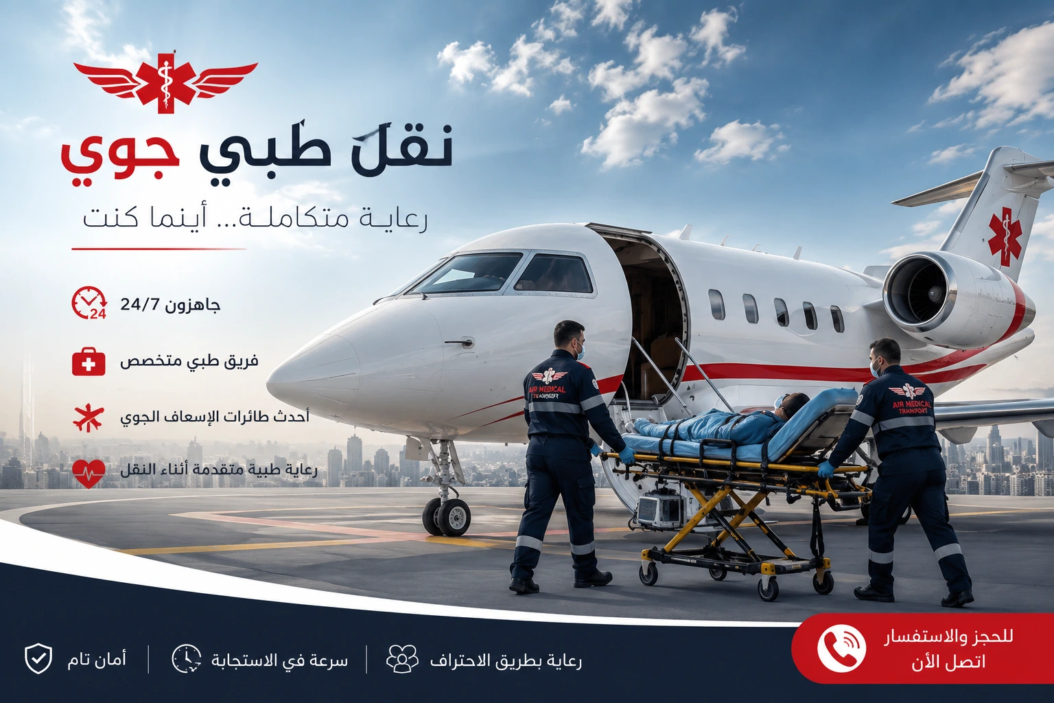 إسعاف جوي داخل مصر