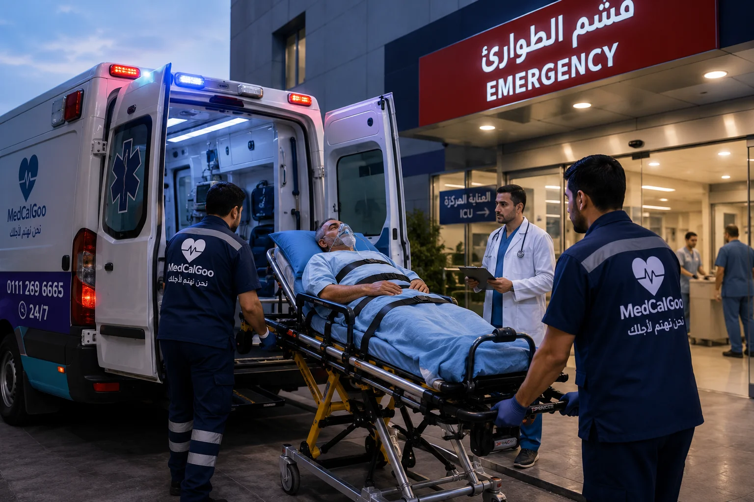 نقل مرضى طبي
